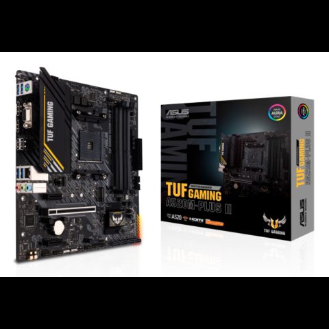 Asus TUF GAMING A520M-PLUS II AMD A520 Ligzda AM4 mikro ATX