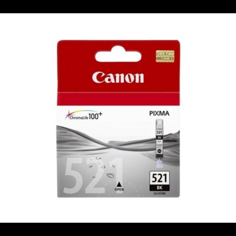 Canon CLI-521 BK струйный картридж 1 шт Подлинный Черный