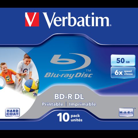 Verbatim 43736 lasīt/rakstīt blue-ray disks (BD) BD-R 50 GB 10 pcs