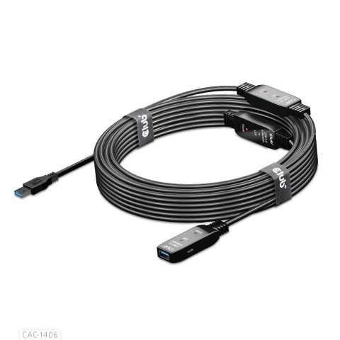 Goobay CLUB3D CAC-1406 USB kabelis USB 3.2 Gen 1 (3.1 Gen 1) 15 m USB A 5 Gbit/…