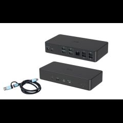 I-tec USB 3.0 / USB-C / Thunderbolt 3 Professional Dual 4K Display Docking Sta…