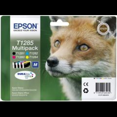 Epson Fox Multipack 4-colours T1285 DURABrite Ultra Ink