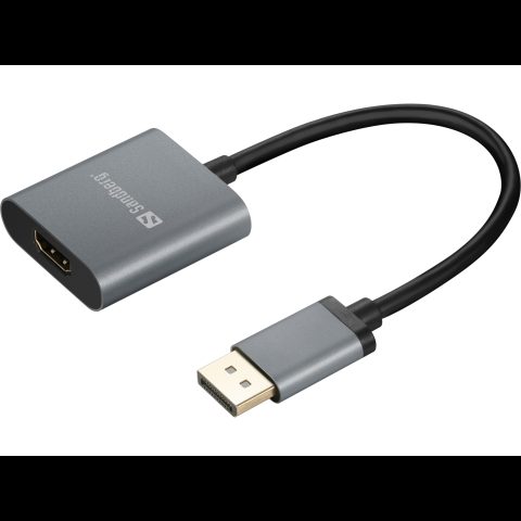 Sandberg DisplayPort 1.4 to HDMI 2.0 4K Adapter