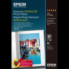 Epson A4 Premium Semigloss Photo Paper 251gsm