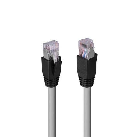 Lindy 48654 tīkla kabelis Pelēks 90 m Cat6a U/FTP (STP) Apaļš