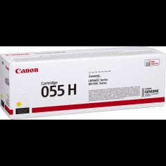 Canon 055H тонерный картридж 1 шт Подлинный Желтый