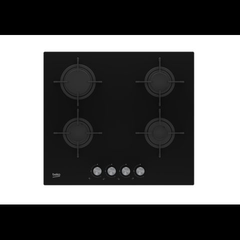 Beko HILG 64220 S plīts virsmas sildelements Melns Iebūvēts Gāzes 4 zone(s)