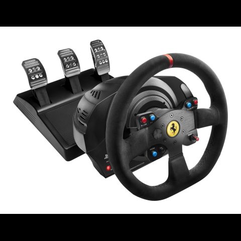 Thrustmaster T300 Ferrari Integral Racing Wheel Alcantara Edition Black Steering whee…
