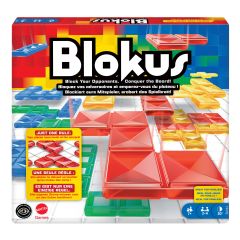 Mattel Games Blokus Strategy Family Board Game for Kids & Adults with Color Bli…