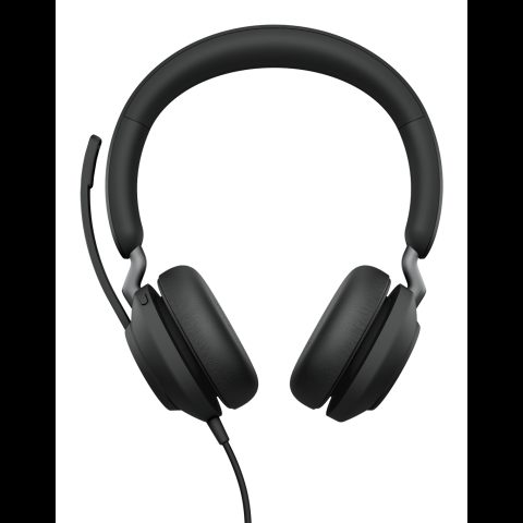 Jabra Evolve2 40 SE Austiņas Vadu Zvani / mūzika USB Type-C / USB Type-A Melns