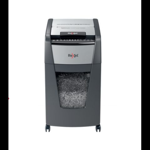 Rexel Optimum Auto+ 300X paper shredder Micro-cut shredding Black