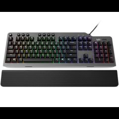 Lenovo Legion K500 tastatūra Speļu USB QWERTY Amerikāņu angļu valoda Melns