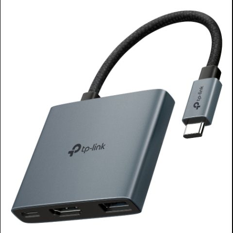 TP-Link UH3020C interfeisa centrmezgls USB Veids-C 5000 Mbit/s Pelēks