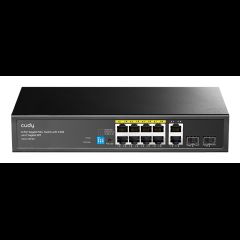 Cudy GS1010PS2 tīkla pārslēgs Nepārvaldīts Gigabit Ethernet (10/100/1000) Pow…