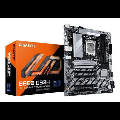 Gigabyte B860 DS3H mātes plate Intel B860 LGA 1851 (Socket V1) ATX