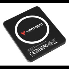 Verbatim SnapBack Ultra Slim SSD 2TB USB Type-C USB 3.2 Gen 2x2 Black