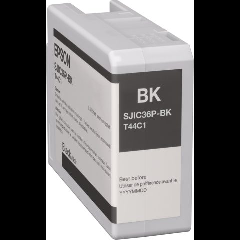 Epson SJIC36P(K): Ink cartridge for ColorWorks C6500/C6000 (Black)