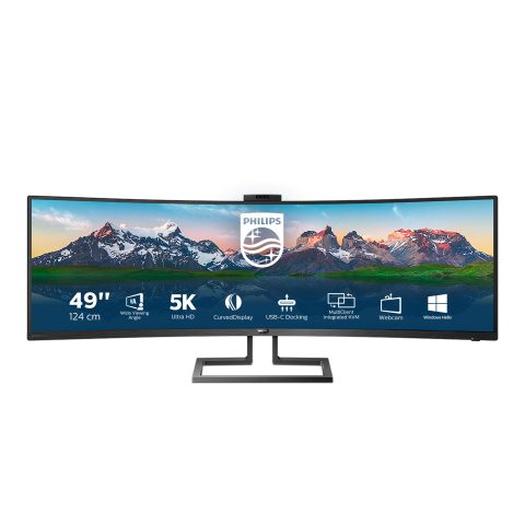 Philips P Line 32:9 SuperWide izliektais LCD displejs 499P9H/00