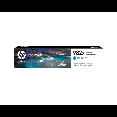 Hewlett Packard (HP) HP 982X High Yield Cyan Original PageWide Cartridge