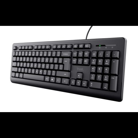 Trust Primo tastatūra Birojs USB QWERTZ Ungāru Melns