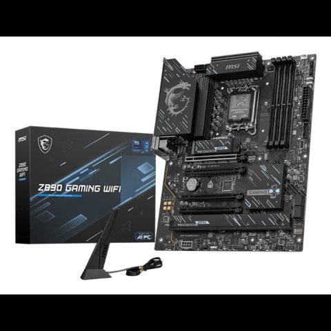MSI Z890 GAMING WIFI mātes plate Intel Z890 LGA 1851 (Socket V1) ATX