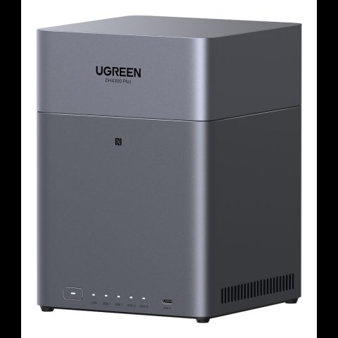 Ugreen DH4300 Plus NAS Mini Tower 8 GB LPPDDR4X UGOS Pro Grey