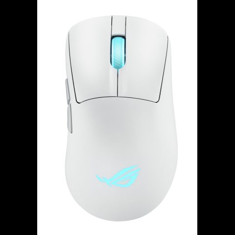 Asus ROG Keris II Origin WHT mouse Gaming Right-hand RF Wireless + Bluetooth…