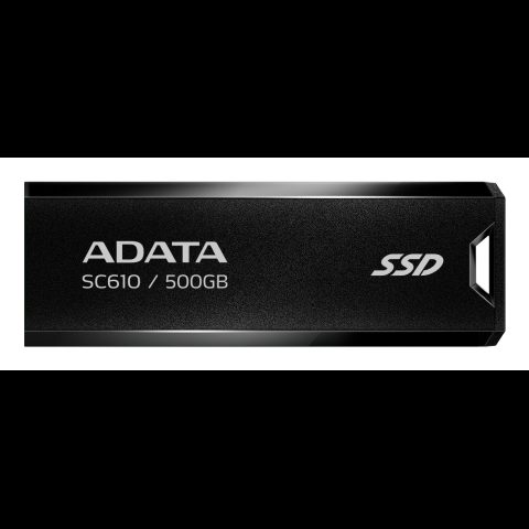 ADATA SC610 500 GB USB Type-A 3.2 Gen 2 (3.1 Gen 2) Melns
