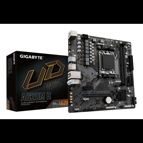 Gigabyte A620M H mātes plate AMD A620 AM5 pieslēgvieta mikro ATX