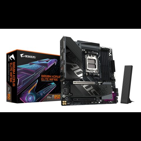 Gigabyte B850M AORUS ELITE WIFI6E AMD B850 AM5 pieslēgvieta mikro ATX