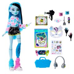Monster High Self-Scare Secrets Frankie Stein Fashion Doll with 13 Realistic Accessor…