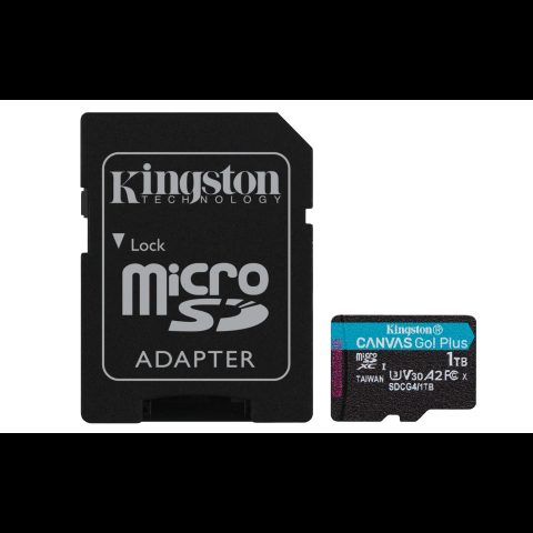 Kingston Technology Canvas Go! Plus 1 TB MicroSD UHS-I Klases 10