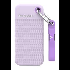Verbatim Pocket SSD USB 3.2 Gen 2 1TB Purple incl. two rubber sleeves