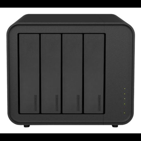 Terramaster D8 HYBRID disk array Desktop Black