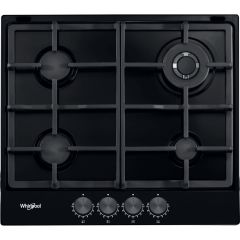 Whirlpool TGML 661 NB Black Built-in 58 cm Gas 4 zone(s)