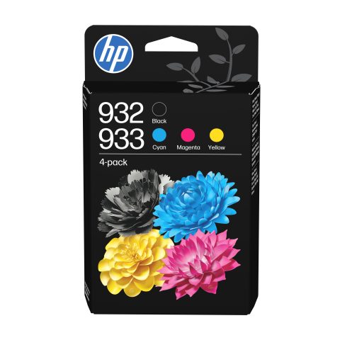 Hewlett Packard (HP) HP 932 Black/933 Cyan/Magenta/Yellow 4-pack Original Inks
