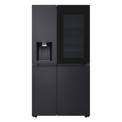 LG InstaView GSXE91EVAD side-by-side холодильник Отдельно стоящий 628 L Чер…