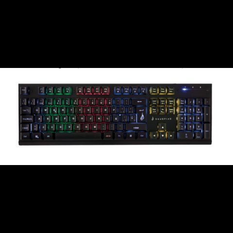 Surefire KingPin X2 tastatūra Speļu USB AZERTY Franču Melns