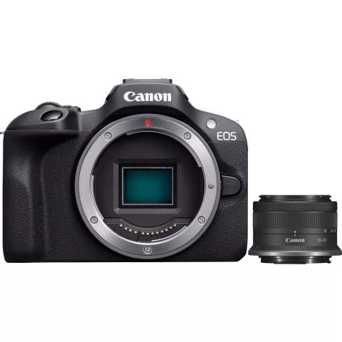 Canon EOS R100 + RF-S 18-45mm F4.5-6.3 IS STM Kit MILC 24