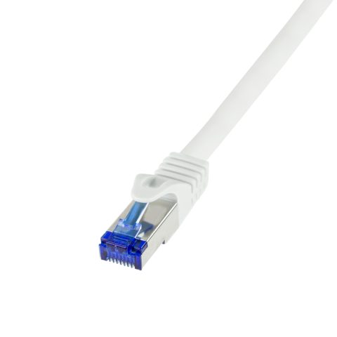 LogiLink C6A031S networking cable White 1 m Cat6a S/FTP (S-STP) Round