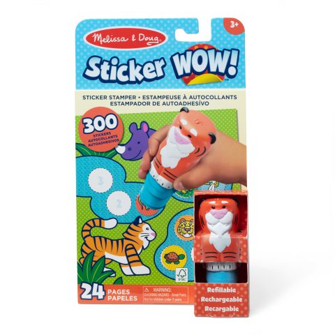 Spin Master Melissa & Doug MAC STW StckrWowActvtyPadSetTiger GML детская наклейка