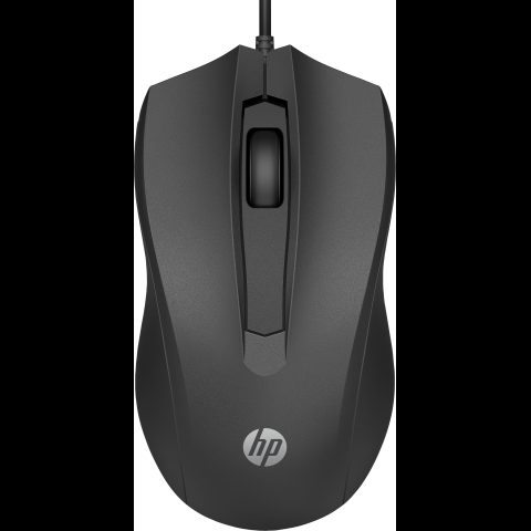 Hewlett Packard (HP) HP 100 USB Pelė su laidu - Juodas