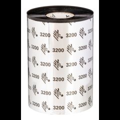 Zebra 3200 Wax/Resin termiskā lente 450 m Melns