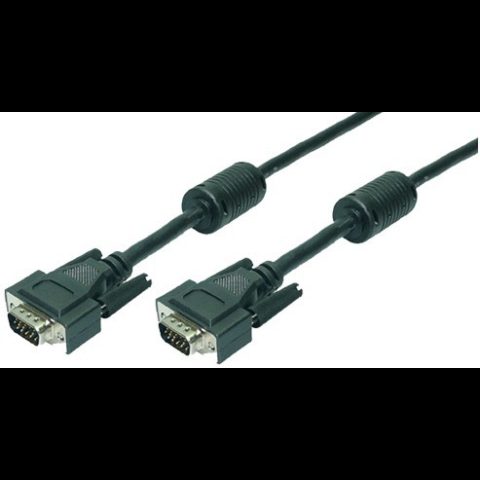 LogiLink 20m VGA M/M VGA кабель VGA (D-Sub) Черный