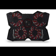 Verbatim SureFire Bora laptop cooling pad 43.2 cm (17") 1200 RPM Black