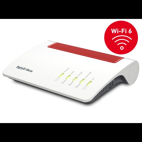 AVM Box 7590 AX bezvadu rūteris Tīkls Gigabit Ethernet Divkāršā frekvenču jo…