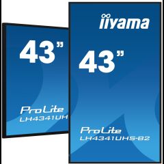 Iiyama LH4341UHS-B2 ceļrāžu displejs 108 cm (42.5") LCD 500 cd/m² 4K Ultra HD I…