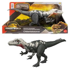 Mattel Jurassic World Rebirth Gigantic Thrashers Chilantalsaurus Dinosaur Figur…
