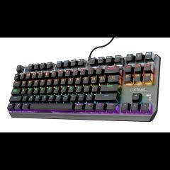Trust GXT 834 Callaz tastatūra Speļu USB QWERTY Angļu Melns