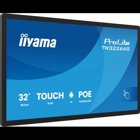 Iiyama TW3226AS-B3P Signage Display Kiosk design 80 cm (31.5") LED Wi-Fi 430 cd…
